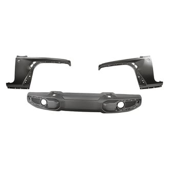 Replacement - 3-Piece (Front Bumper Cover, Driver and Passenger Side Fender) (CAPA Certified)