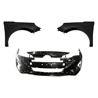 Replacement - 3-Piece (Front Bumper Cover, Driver and Passenger Side Fender) (CAPA Certified)