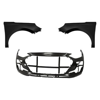 Replacement - 3-Piece (Front Bumper Cover, Driver and Passenger Side Fender) (CAPA Certified)