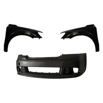 Replacement - 3-Piece (Front Bumper Cover, Driver and Passenger Side Fender) (Standard Line)