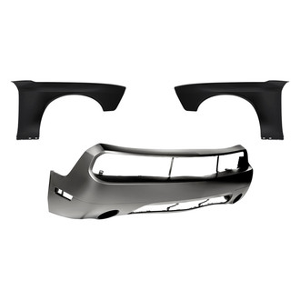Replacement - 3-Piece (Front Bumper Cover, Driver and Passenger Side Fender) (Standard Line)