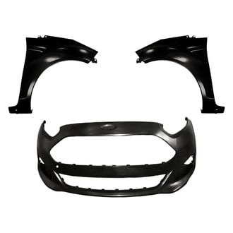 Replacement - 3-Piece (Front Bumper Cover, Driver and Passenger Side Fender) (Standard Line)