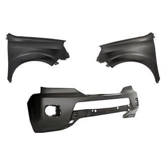 Replacement - 3-Piece (Front Bumper Cover, Driver and Passenger Side Fender) (Standard Line)
