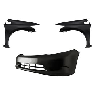 Replacement - 3-Piece (Front Bumper Cover, Driver and Passenger Side Fender) (Standard Line)
