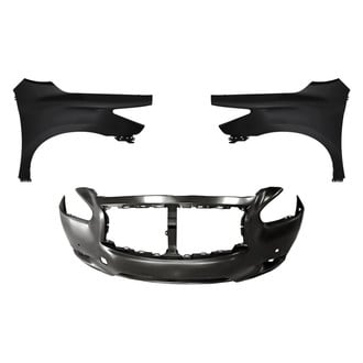 Replacement - 3-Piece (Front Bumper Cover, Driver and Passenger Side Fender) (Standard Line)