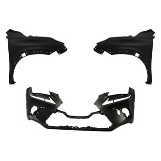 Replacement - 3-Piece (Front Bumper Cover, Driver and Passenger Side Fender) (Standard Line)