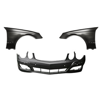 Replacement - 3-Piece (Front Bumper Cover, Driver and Passenger Side Fender) (Standard Line)