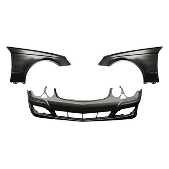 Replacement - 3-Piece (Front Bumper Cover, Driver and Passenger Side Fender) (Standard Line)
