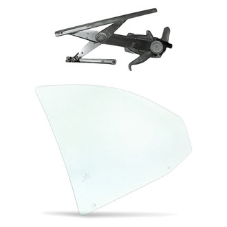 Replacement - 2-Piece (Front Passenger Side Window Regulator and Motor Assembly, Door Glass) (Standard Line)