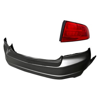 Replacement - 2-Piece Kit (Passenger Side Tail Light, Rear Bumper Cover) (Standard Line)
