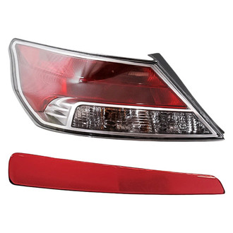 Replacement - 2-Piece Kit (Driver Side Tail Light, Rear Driver Side Bumper Reflector) (Standard Line)