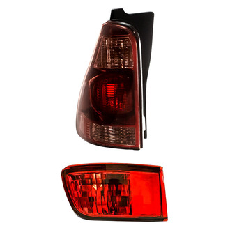Replacement - 2-Piece Kit (Driver Side Tail Light, Rear Driver Side Bumper Reflector) (Standard Line)