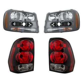 Replacement - 4-Piece Kit (Driver and Passenger Side Headlights, Driver and Passenger Side Tail Lights) (Standard Line)