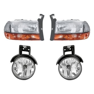 Replacement - 4-Piece Kit (Driver and Passenger Side Headlights, Driver and Passenger Side Fog Lights) (Standard Line)