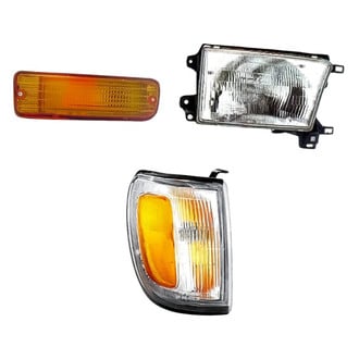 Replacement - 3-Piece Kit (Passenger Side Headlight, Passenger Side Turn Signal/Corner Light, Passenger Side Turn Signal/Parking Light) (Standard Line)