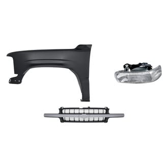 Replacement - 3-Piece Kit (Driver Side Headlight, Grille, Front Driver Side Fender)