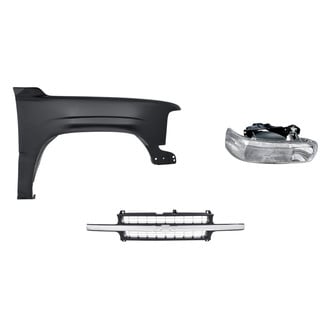 Replacement - 3-Piece Kit (Passenger Side Headlight, Grille, Front Passenger Side Fender) (Standard Line)