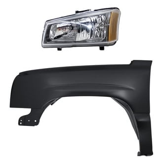 Replacement BNDL-251042 - 2-Piece Kit (Driver Side Headlight, Front Driver Side Fender) (CAPA Certified)