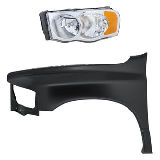 Replacement - 2-Piece Kit (Driver Side Headlight, Front Driver Side Fender) (Standard Line)