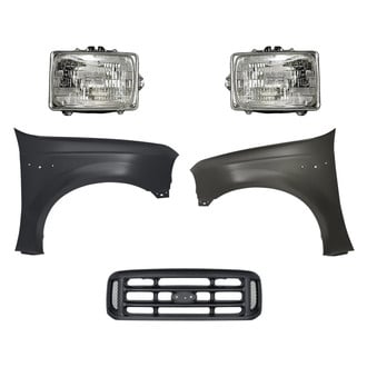 Replacement - 5-Piece Kit (Driver and Passenger Side Headlights, Grille, Driver and Passenger Side Fenders)