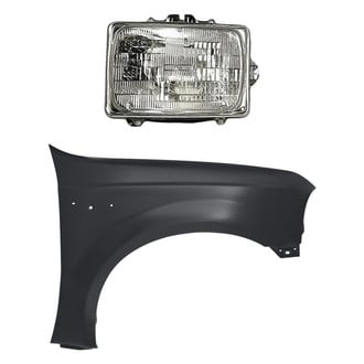 Replacement - 2-Piece Kit (Passenger Side Headlight, Front Passenger Side Fender)