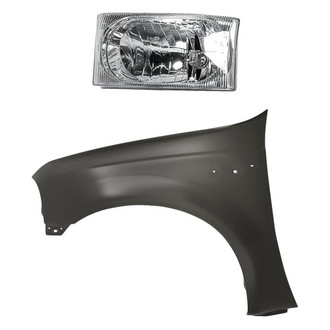 Replacement - 2-Piece Kit (Driver Side Headlight, Front Driver Side Fender) (Standard Line)