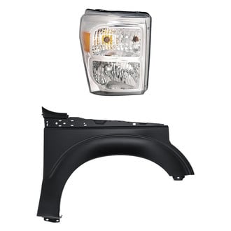 Replacement BNDL-254066 - 2-Piece Kit (Passenger Side Headlight, Front Passenger Side Fender) (CAPA Certified)