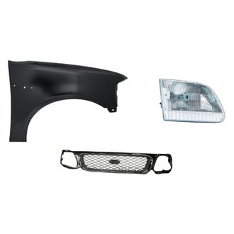 Replacement - 3-Piece Kit (Passenger Side Headlight, Grille, Front Passenger Side Fender)