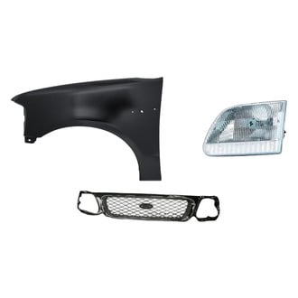 Replacement - 3-Piece Kit (Driver Side Headlight, Grille, Front Driver Side Fender)