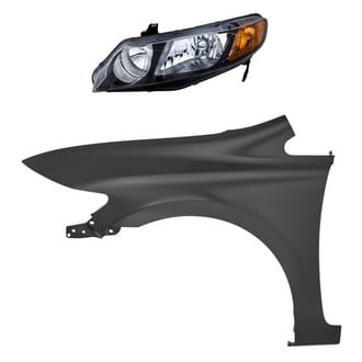Replacement - 2-Piece Kit (Driver Side Headlight, Front Driver Side Fender)