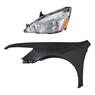 Replacement - 2-Piece Kit (Driver Side Headlight, Front Driver Side Fender) (Standard Line)