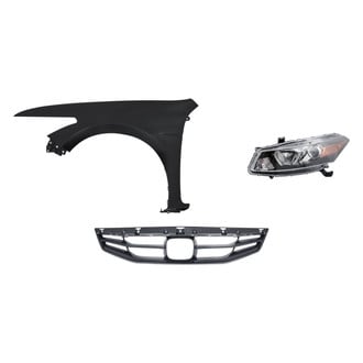 Replacement - 3-Piece Kit (Driver Side Headlight, Grille, Front Driver Side Fender) (Standard Line)