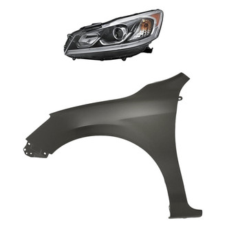 Replacement - 2-Piece Kit (Driver Side Headlight, Front Driver Side Fender) (Standard Line)