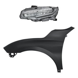 Replacement - 2-Piece Kit (Driver Side Headlight, Front Driver Side Fender) (CAPA Certified)