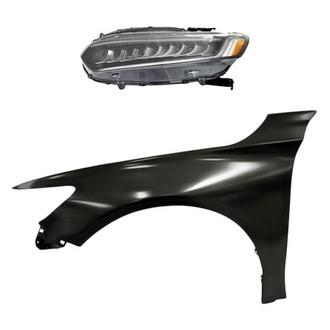 Replacement - 2-Piece Kit (Driver Side Headlight, Front Driver Side Fender) (Standard Line)