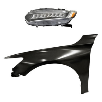 Replacement - 2-Piece Kit (Driver Side Headlight, Front Driver Side Fender) (Standard Line)