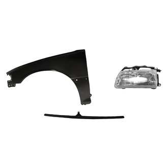 Replacement - 3-Piece Kit (Driver Side Headlight, Grille, Front Driver Side Fender) (Standard Line)