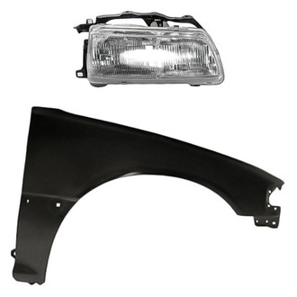 Replacement - 2-Piece Kit (Passenger Side Headlight, Front Passenger Side Fender) (Standard Line)