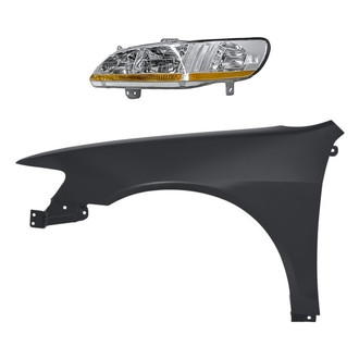 Replacement - 2-Piece Kit (Driver Side Headlight, Front Driver Side Fender) (Standard Line)