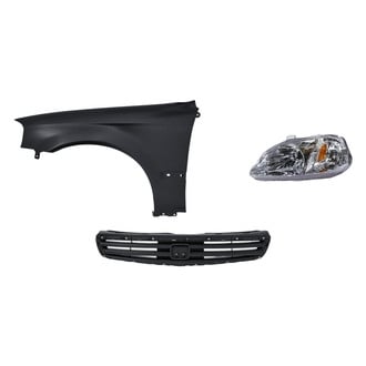 Replacement - 3-Piece Kit (Driver Side Headlight, Grille, Front Driver Side Fender) (Standard Line)