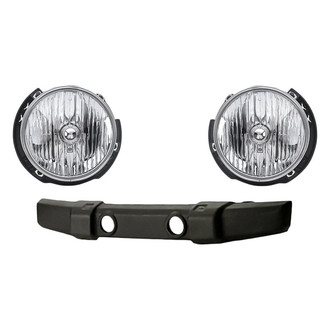 Replacement - 3-Piece Kit (Driver and Passenger Side Headlights, Front Bumper Cover) (Standard Line)