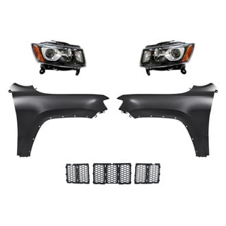 Replacement - 5-Piece Kit (Driver and Passenger Side Headlights, Grille Insert, Driver and Passenger Side Fenders)