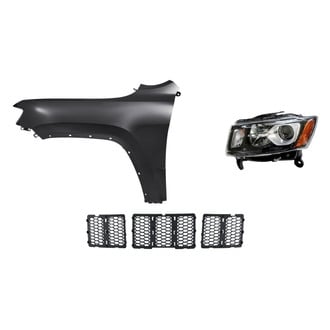 Replacement - 3-Piece Kit (Driver Side Headlight, Grille Insert, Front Driver Side Fender) (Standard Line)