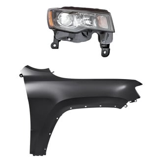 Replacement - 2-Piece Kit (Passenger Side Headlight, Front Passenger Side Fender) (Standard Line)