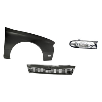 Replacement - 3-Piece Kit (Passenger Side Headlight, Grille, Front Passenger Side Fender) (Standard Line)