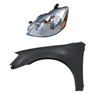 Replacement - 2-Piece Kit (Driver Side Headlight, Front Driver Side Fender) (Standard Line)