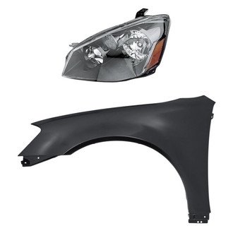 Replacement - 2-Piece Kit (Driver Side Headlight, Front Driver Side Fender) (Standard Line)