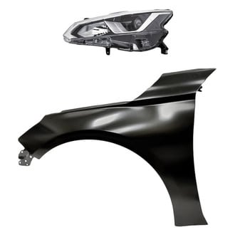 Replacement - 2-Piece Kit (Driver Side Headlight, Front Driver Side Fender)