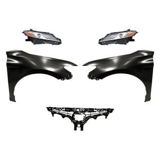 Replacement - 5-Piece Kit (Driver and Passenger Side Headlights, Grille, Driver and Passenger Side Fenders) (Standard Line)