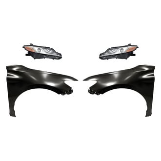 Replacement - 4-Piece Kit (Driver and Passenger Side Headlights, Driver and Passenger Side Fenders) (Standard Line)